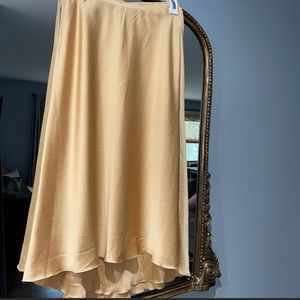 A&F Yellow Midi Skirt